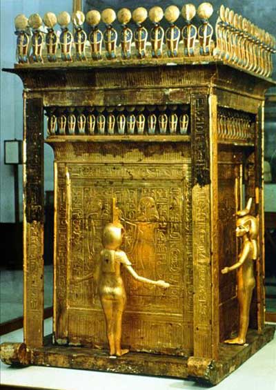 altarul canopic mormântul lui tutankhamon