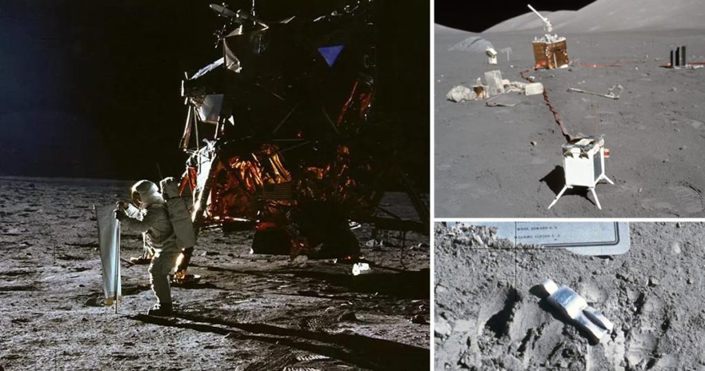Ce obiecte au lăsat oamenii pe Lună