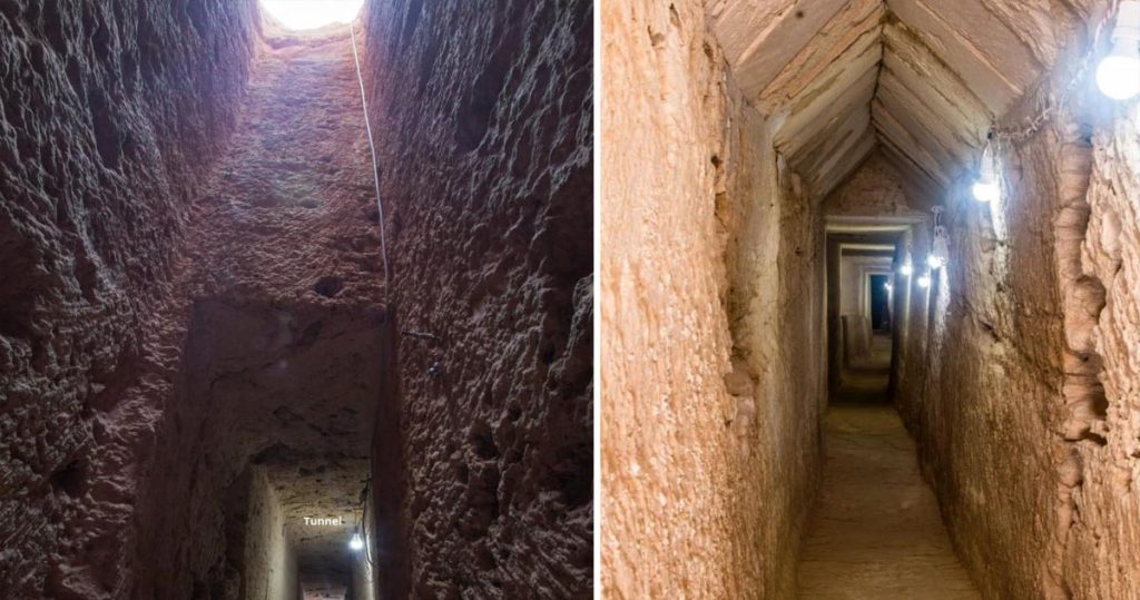 mormântul Cleopatrei tunel secret